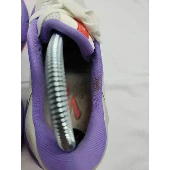 Brooks Womens Adrenaline GTS 22 Road Running Shoes White Coral Purple Size 9.5 - Picture 9 of 11